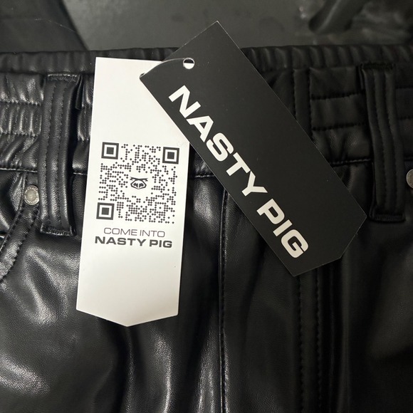 NWT Nasty Pig Wrecked Rugby Short Black Men Size S - Picture 4 of 9